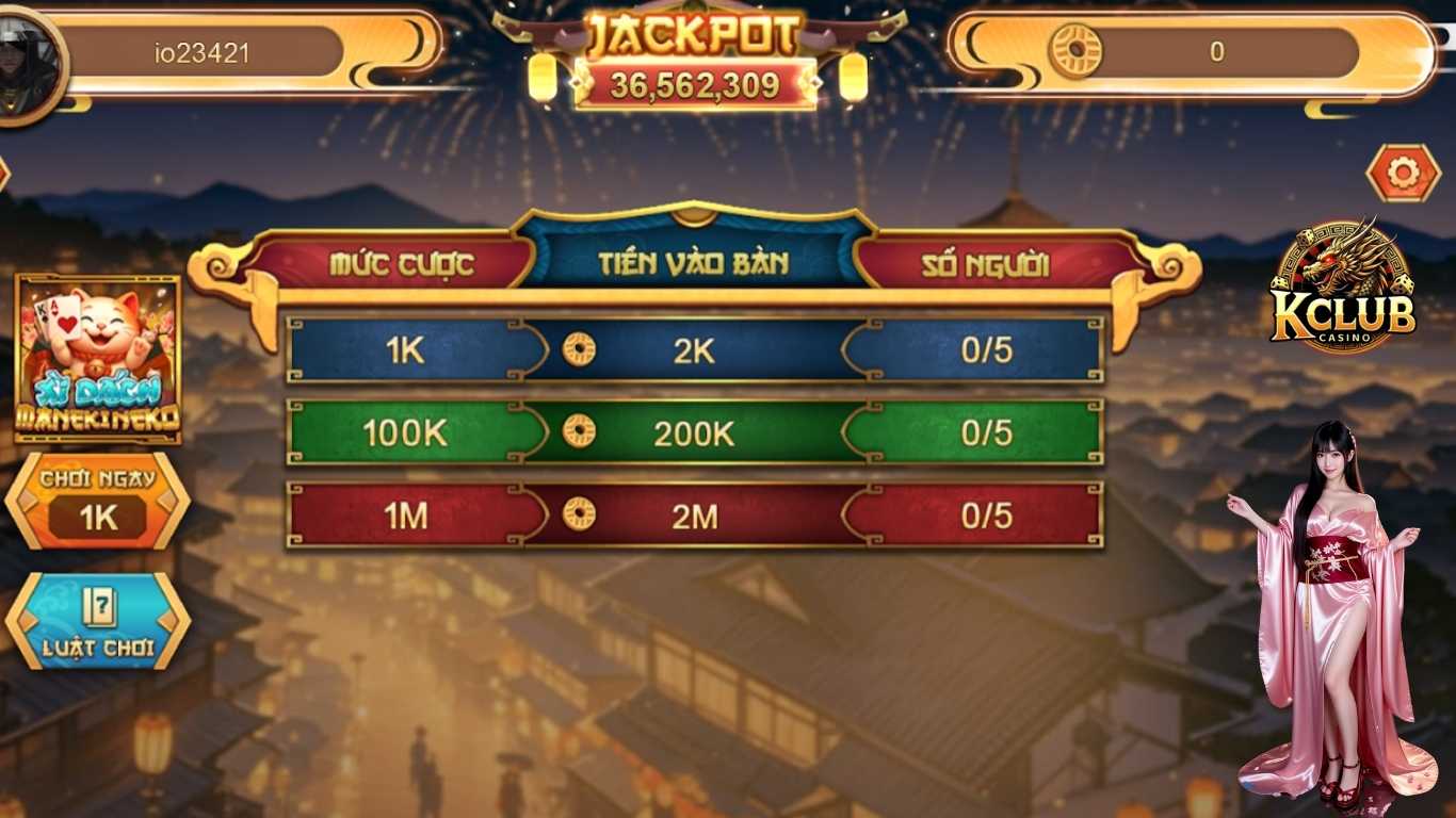 Điểm danh những sản phẩm game bài Kclub ăn khách nhất