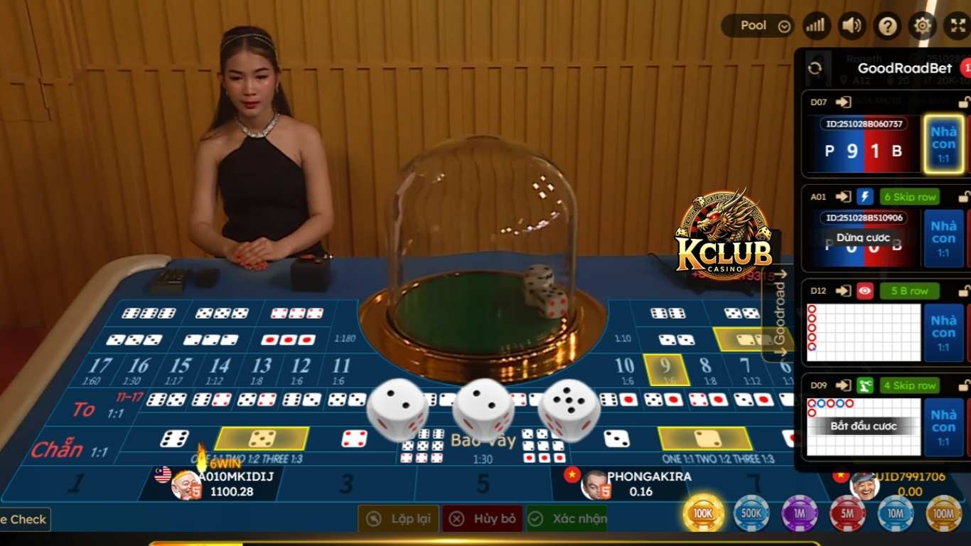 Bí quyết chơi tài xỉu Kclub chắc thắng cho tân thủ